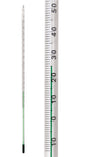 Staafthermometer -10 - +360°C  groen gevuld, lengte 300 mm