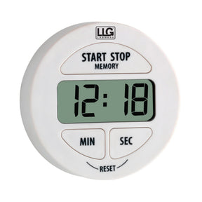 Productfoto van Wekkerkl/stopwatch electr.  99min/59sec   d=54mm, 40g