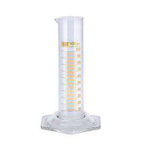 Maatcilinder glas, laag model, 250 ml 