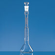 Productfoto van Maatkolf 100 ml, NS19/26  glazen stop, tbv oliegehaltes