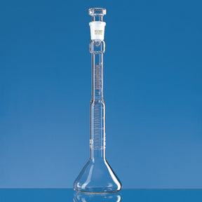 Productfoto van Maatkolf 100 ml, NS19/26  glazen stop, tbv oliegehaltes