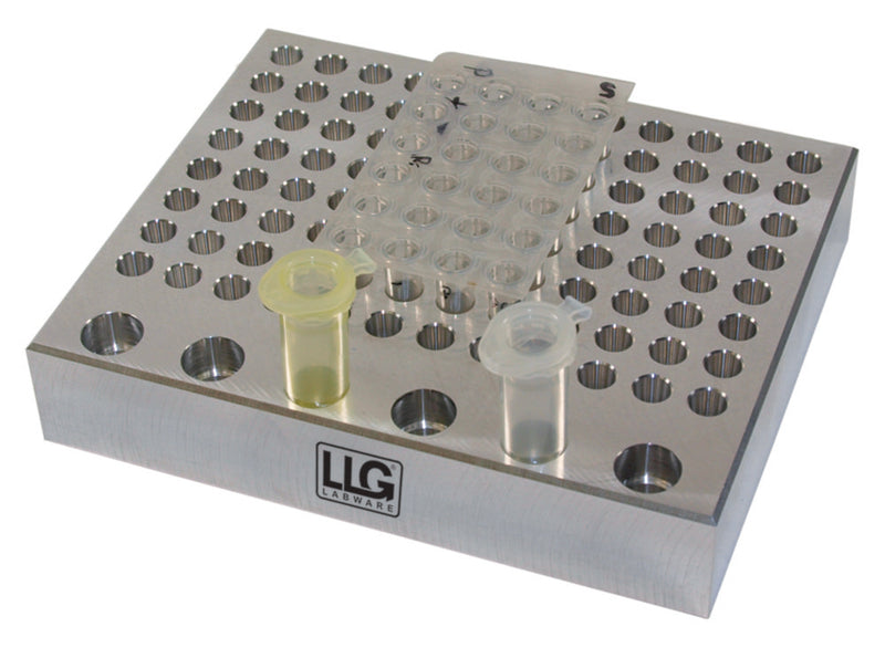 Productfoto van Tempereerblok Exakt, alum. 96 x 0,2 ml PCR en 6 x 1,5 ml