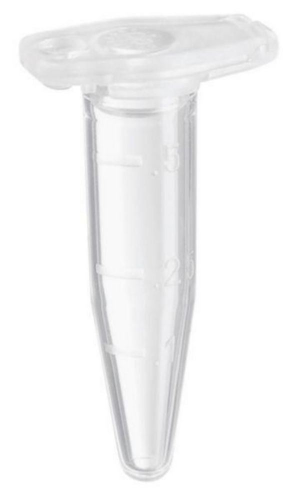 Reactievaatjes 0,5 ml Safe-Lock kleurloos