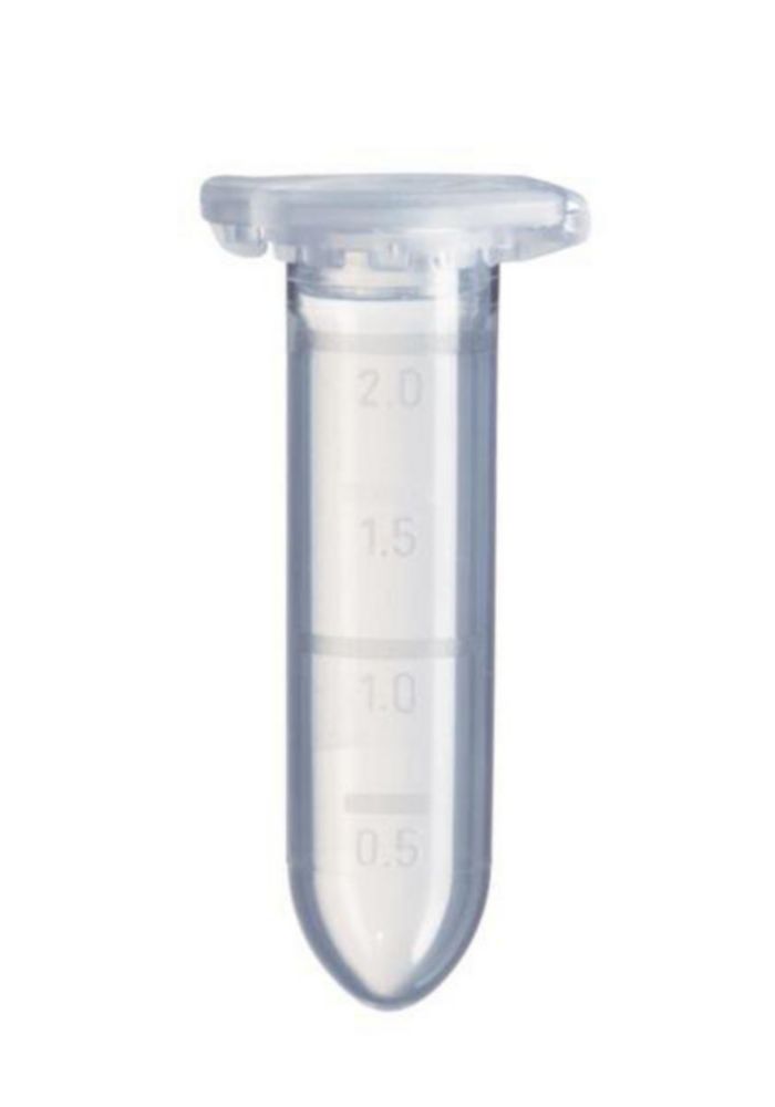 Reactievaatjes 2,0 ml Safe-Lock  kleurloos