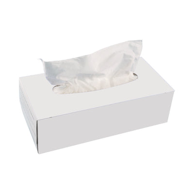 Tissues 210x220 mm, 2-laags wit, 150 tissues per doosje