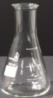 Erlenmeyerkolf borosliciaatglas nauwhals 1000 ml, 1+1 gratis