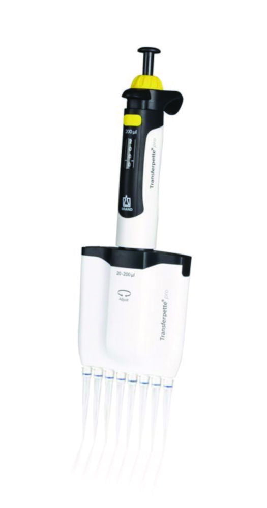 Microliterpipet Transferpette® pro, variabel, 8-kanaals