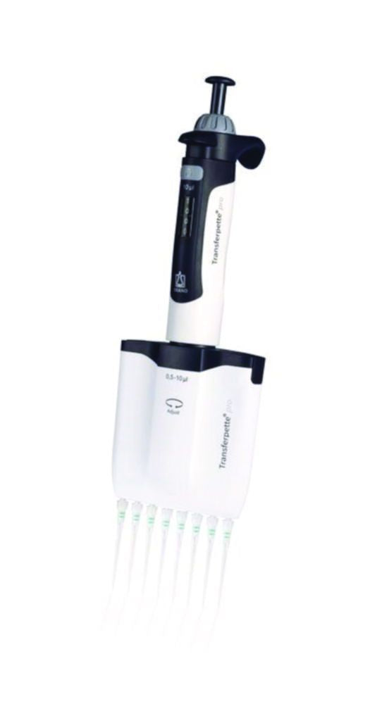Microliterpipet Transferpette® pro, variabel, 8-kanaals