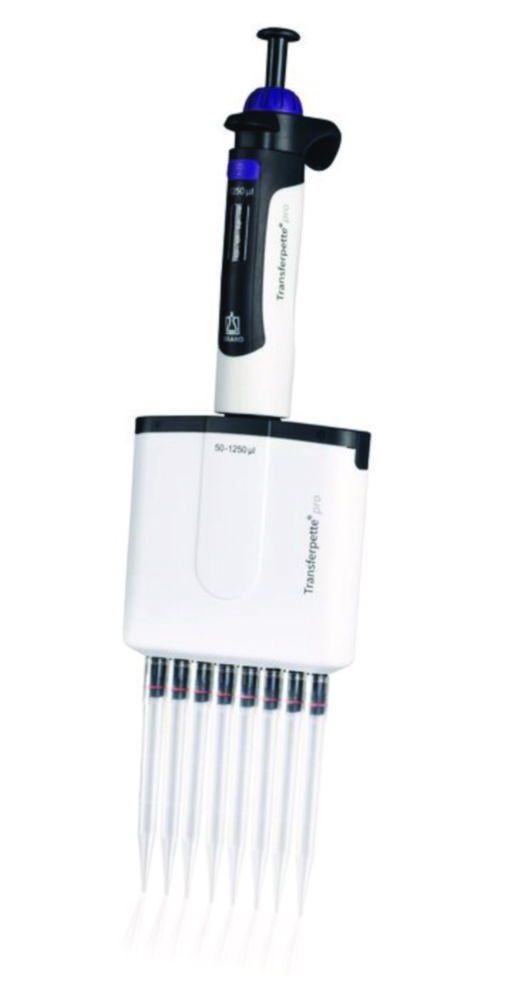 Microliterpipet Transferpette® pro, variabel, 8-kanaals