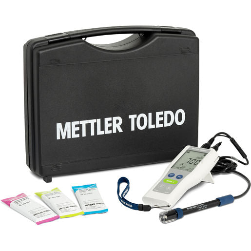 Mettler-Toledo pH-meter FiveGo F2 met LE 438 Elektrode & Draagkoffer - Antonides -  pH-meters