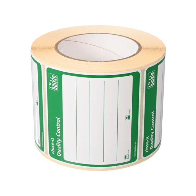 Close-it® etiket 95x95mm op rol