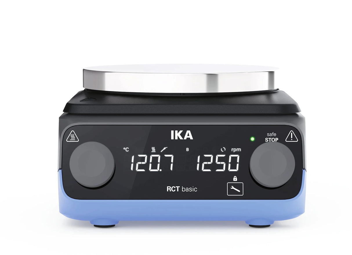 IKA RCT basic – krachtige magneetroerder met verwarming en geavanceerde veiligheidsfuncties