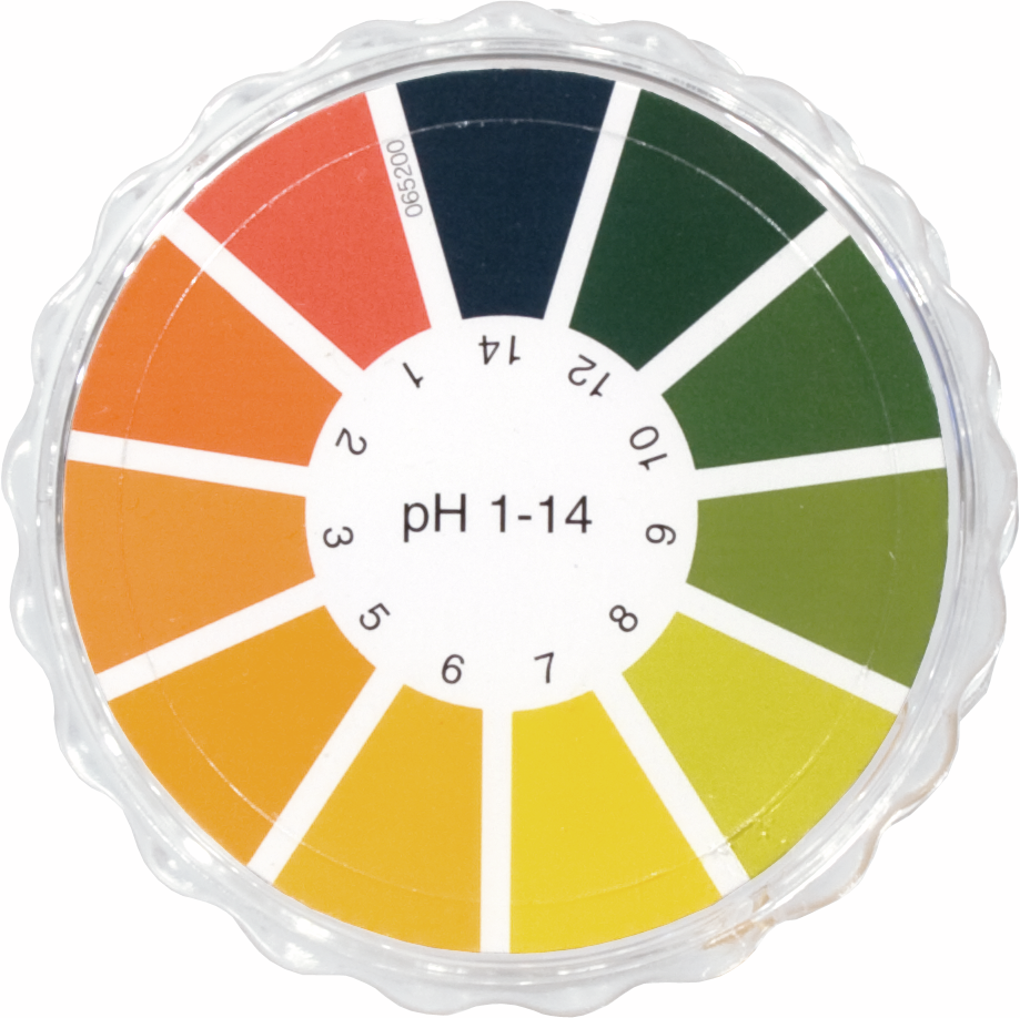 Indicatorpapier pH 1-14, universeel, in dispenser