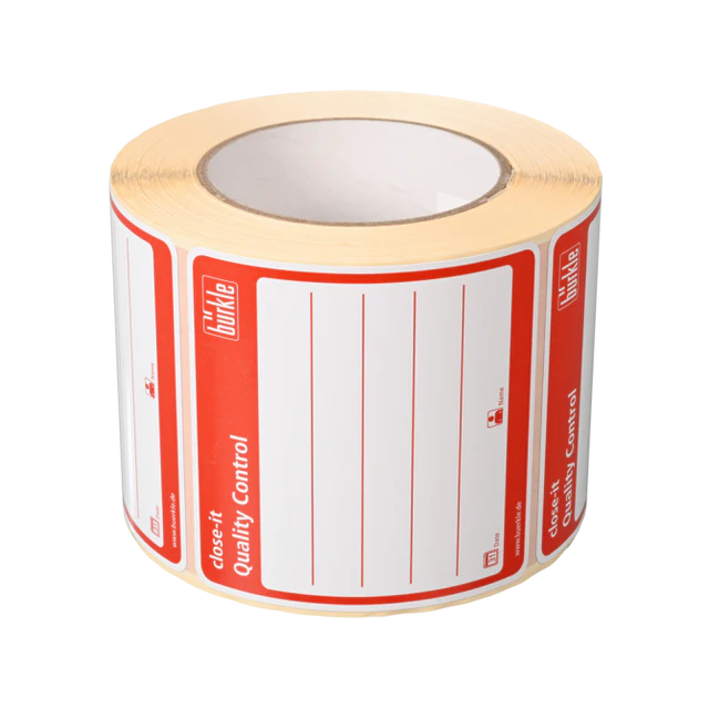 Close-it etiket rood 150x150mm Food Phar