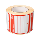 Close-it etiket rood 150x150mm Food Phar