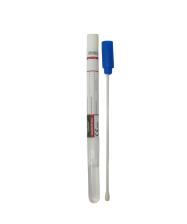 Swab in PP-buis (12 x 150 mm), steriel
