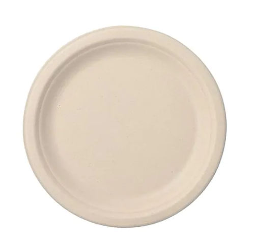 Bord, Bagasse (suikerriet), rond, Ø225mm