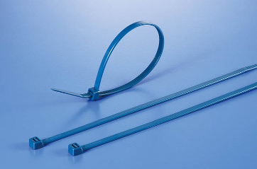 Kabelbinder, detecteerbaar, 280x4,5 mm, donkerblauw