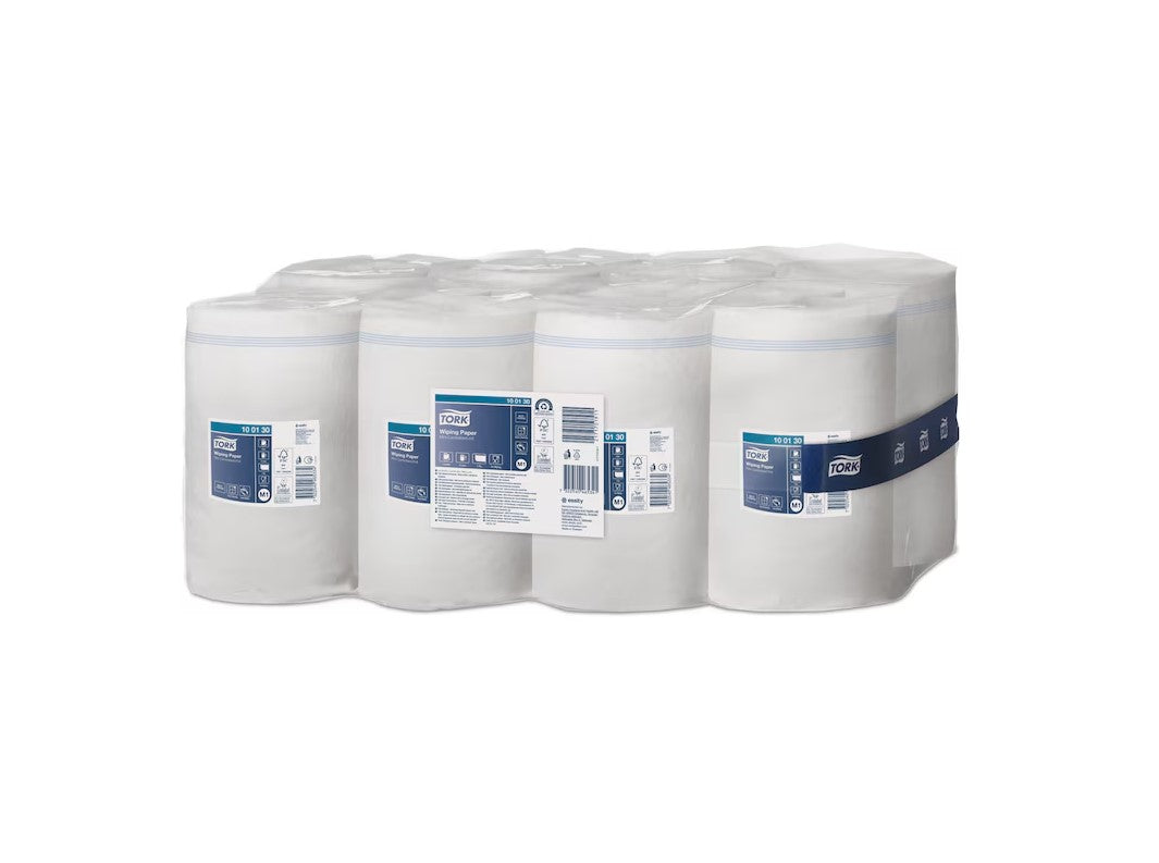 Papierrollen, 220 mm x 120 m, Mini Tork M1 Poetspapier