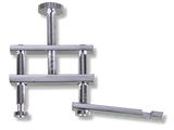 Hoffmann-slangklem, messing, voor slangen tot Ø 10 mm