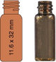 Vials N8-1.5 Schroefdraad 11.6x32 vlak