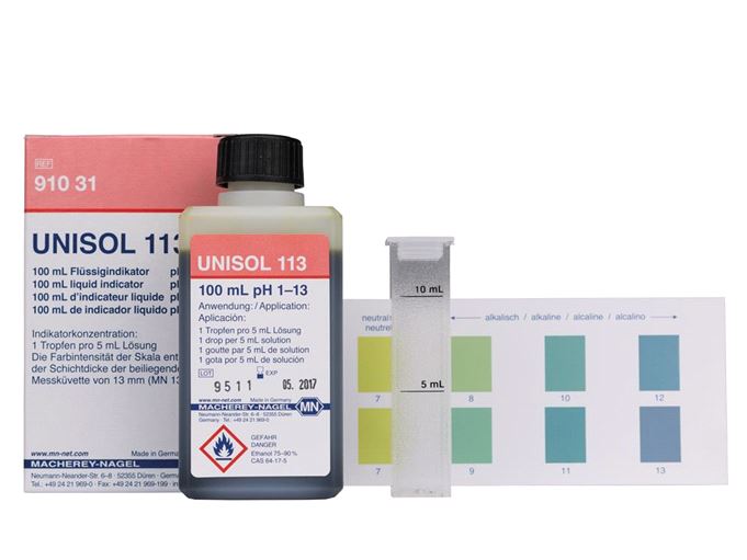 Indicatoroplossing pH 1-13, universeel,