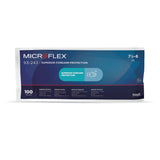 Handschoenen, Nitril, lengte 390 mm, Microflex 93-243, poedervrij, blauw