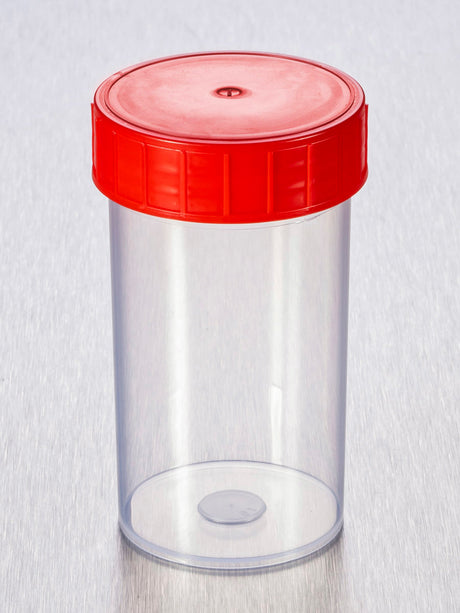 Container PP rode deksel aseptisch - Antonides -  Potten