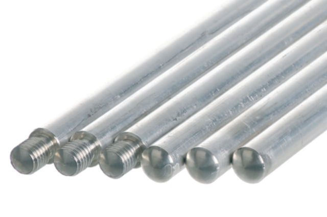 Productfoto van Statiefstaaf M10 verzinkt  staal, 1500mm, Ø 12mm, m draad
