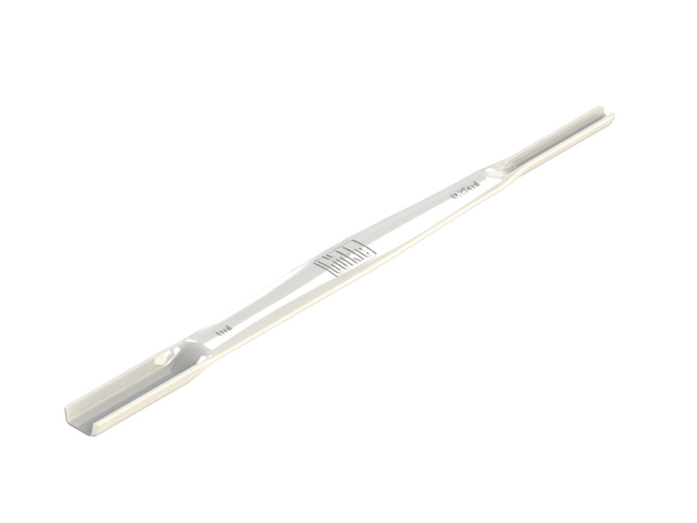 LaboPlast microspatel, PS-spatel 1,0 en 0,25 ml, individueel verpakt, gammagesteriliseerd, verpakking van 100