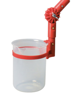 Beker voor telescoopstangen   2000 ml, met instelbare hoek 