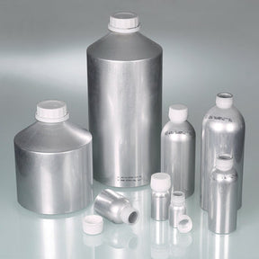 Aluminiumflessen, met UN-keur, met dop 
