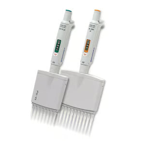 Acura® manual 855 multikanaal pipet, 5–50 µl, 8-kanaals, verstelbaar, autoclaafbaar