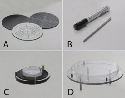 Loupe 8x voor schuett counter