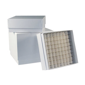 Cryodoos, kunststof gecoat 133 x 133 mm, zonder vakverdeling 