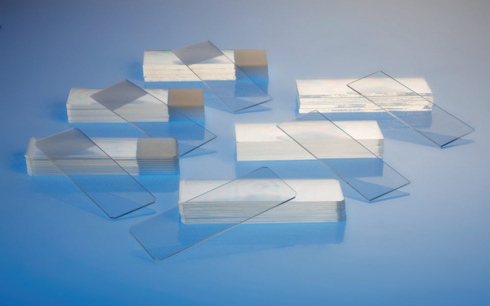 Objectglazen 76x26mm geslepen  matrand extra wit