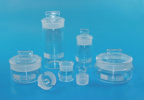 Productfoto van Weegflesje, glas, 45 ml, ØxH 60 x 30 mm, NS 50/12