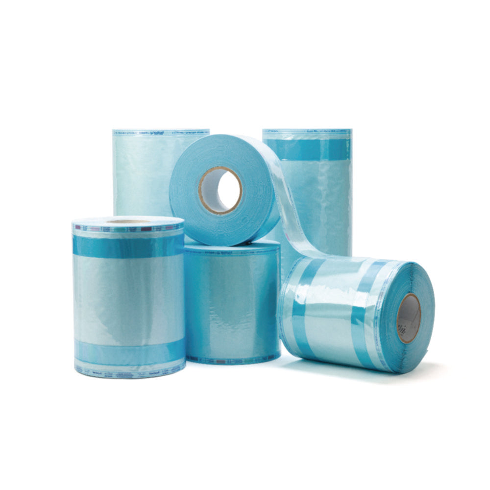 Sterilisatierol, met zijvouwen, 300 mm x 65 mm x 100 m, verpakking van 2